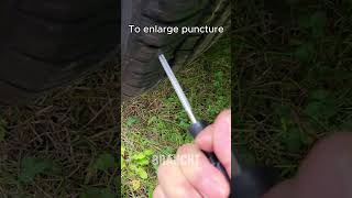 shorts How To Repair A Nail In Tire [upl. by Enrol]