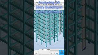 Revit Robot Etabs  10 Story Structure  Revit  Etabs  Autodesk Robot  Civil Engineering shorts [upl. by Krute]