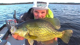 Sunken Boat Slab Crappie Manitoba Eastern Region [upl. by Pegasus]