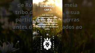 1 CRÔNICAS CAP5 MOTIVASSE shorts biblia frasesmotivacao [upl. by Drazze]