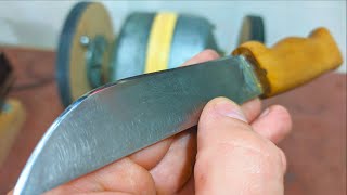 Fastest Way To Sharpen a Knife to a Razor Edge  DIY Sharpening Jig [upl. by Olzsal154]