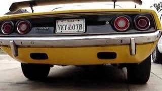 1972 Cuda Bullet Exhaust [upl. by Onyx234]