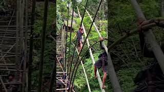 Ternyata Begini Cara Orang Baduy Membuat Jembatan baduy [upl. by Hughett122]