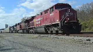 CP 8066 Leads Mixed Freight  11182024 [upl. by Joane]