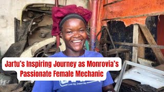 Women are taking the lead local female mechanic in Monrovia Liberia 2024 [upl. by Jarib]