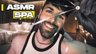 ASMR SPA Realista con Skincare Vaporización Masaje Cremoso MUY RICO  ASMR Español [upl. by Dajma]