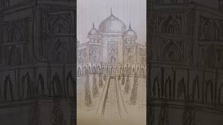 Tum mere ho song Taj Mahal drawing [upl. by Fattal]