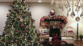 Classic Traditional Christmas Tree  How To Decorate A Christmas Tree With BeadsBeaded Garland [upl. by Winshell]