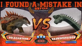 Polacanthus vs Sauroposeidon  Mistake [upl. by Ycats]