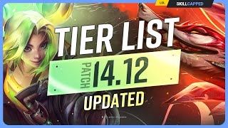 NEW UPDATED TIER LIST for PATCH 1412  League of Legends [upl. by Trici406]