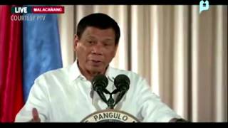 WATCH President Rodrigo Duterte in Malacañang [upl. by Delastre590]