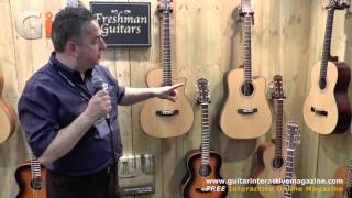 Freshman Guitars  Frankfurt Musikmesse 2014 [upl. by Zerep515]