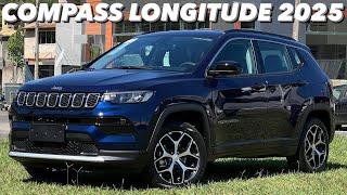 Jeep Compass Longitude 2025  Agora mais completo e seguro 4K [upl. by Ias816]