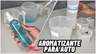 COMO HACER UN AROMATIZANTE PARA AUTO U HOGAR  FORMULA [upl. by Ettedanreb51]