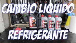 CAMBIO DE LIQUIDO REFRIGERANTE Z900 [upl. by Jory]