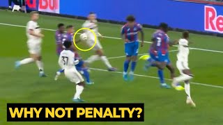 United fans were FURIOUS after Palace handball didnt PENALTY for United  Man Utd News [upl. by Meave]