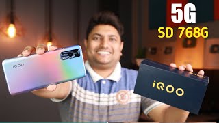 iQOO Z3 5GIndias 1st SD 768G Smartphone Unboxing amp First Impression ⚡⚡  iQOO Z3 Unboxing [upl. by Eive360]