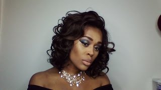 Vivica Fox Synthetic Deeep Lace Front Wig JoannaV [upl. by Bork]