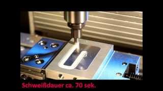 Rührreibschweißen Friction Stir Welding eines KühlkörperMusters  RRS Schilling [upl. by Dolf]