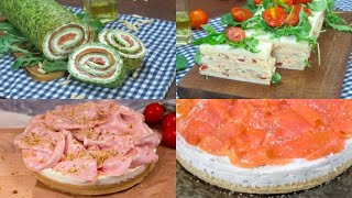 4 Torte salate fredde perfette per una cena sfiziosa e saporita [upl. by Felecia22]