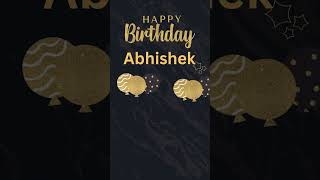 Happy Birthday Abhishek Hindi Song Wish  Special Birthday Song for Abhishek HappyBirthdayAbhishek [upl. by Kalil427]