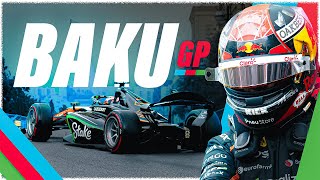 Acelerando no circuito de rua de Baku Fórmula 2 com Enzo Fittipaldi [upl. by Avehsile]