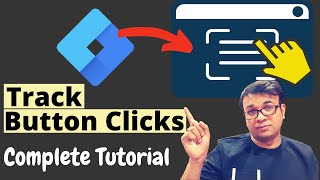 Google Tag Manager Button Click Tracking  How To Track Button Clicks with GTM 2021  In Hindi [upl. by Lehacim]