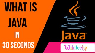 what is java  java interview questions and answers  wikitechycom [upl. by Oicapot]