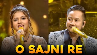 O Sajni Re  Arunita x Pawandeep Performance Reaction Superstar Singer 3 [upl. by Icnarf490]