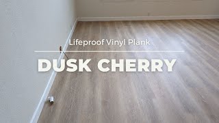 Lifeproof Dusk Cherry Luxury Vinyl Plank [upl. by Ytoc]