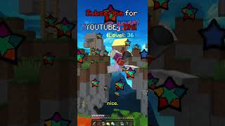 The Most UNEXPLAINABLE Bow Shot in Hypixel Skywars hypixelskywars hypixel minecraft [upl. by Enelrahs]