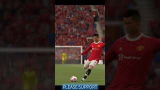 Cristiano Ronaldo scores stunning goal to make it 11 vs Brighton trending shorts fifa22 [upl. by Currier]