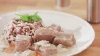 Recette de la fameuse blanquette de veau  Tuto cours de cuisine Croquons la vie [upl. by Anesuza]