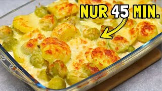 Der Rosenkohl Auflauf ist so lecker dass ich den jeden Tag mache Rosenkohl Gratin mit Kartoffeln [upl. by Donnamarie348]