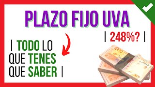 ❌ NO HAGAS PLAZO FIJO TRADICIONAL ❗❗【 PLAZO FIJO UVA Como Funciona 】 Cuanto Se Puede Ganar❓ Riesgos❓ [upl. by Ecnarretal697]