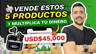 5 PRODUCTOS GANADORES para VENDER FÁCIL y ganar MUCHO DINERO 2024 💸 [upl. by Malvina]