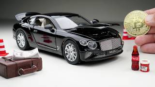 Unboxing of New Bentley Continental GT 124 Scale Diecast Model Car [upl. by Adnalra]