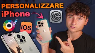 Come HO PERSONALIZZATO il mio iPhone 15 Pro [upl. by Standice]