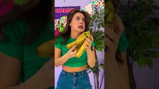 She Ate All the Bananas and Turned Into One 🍌😆 comedy fun prank [upl. by Aistek]