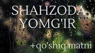 Shahzoda  Yomgir qoshiq matni [upl. by Nayve94]