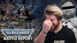 🔴 This Game Made Me Lose My Mind  New Codex Chaos Space Marines vs Dark Angels [upl. by Brok]