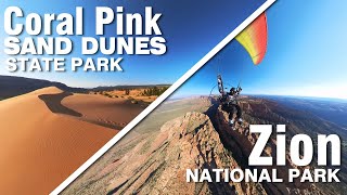 Coral Pink Sand Dunes State Park and Zion National Park [upl. by Persons]