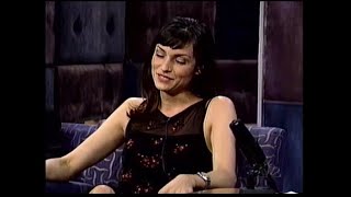 Famke Janssen on Late Night September 16 1998 [upl. by Lorinda14]