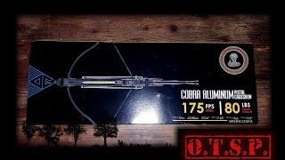 EK Archery Cobra Aluminum Pistol Crossbow unboxing and review [upl. by Denman749]