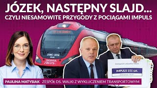 Niesamowite przygody z pociągami Impuls — skrót z posiedzenia Zespołu Parlamentarnego [upl. by Rezal492]