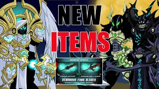 AQW GrimLight of Nulgath  Infernal Fiend  Venomous Fang Blade Hunt  More Nulgath Birthday Items [upl. by Ynelram681]