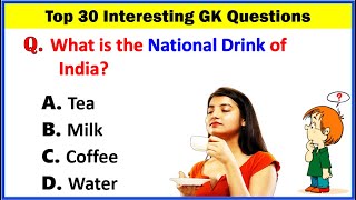 Top 30 INDIA Gk Question and Answer  Gk Questions and Answers  GK Quiz  Gk Question GK GS GK21 [upl. by Prospero]