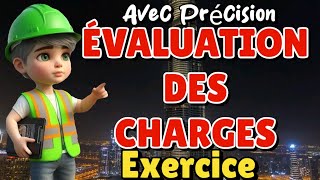 comment FAIRE LA descente DE charges Levaluation des CHARGES SUR UNE POUTRE CONTINUE [upl. by Lamrouex836]