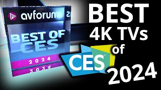 The BEST 4K TVs of CES 2024 [upl. by Auqinat]