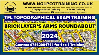 BRICKLAYER’S ARMS ROUNDABOUT TOPOGRAPHICAL SKILLS ASSESSMENT FEBRUARY 2024 TFL TOPOGRAPHICAL EXAM [upl. by Adnik116]